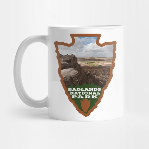 Badlands National Park arrowhead by SlapTheWorld